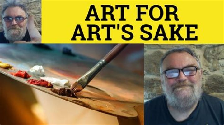 'Art for the sake of art'