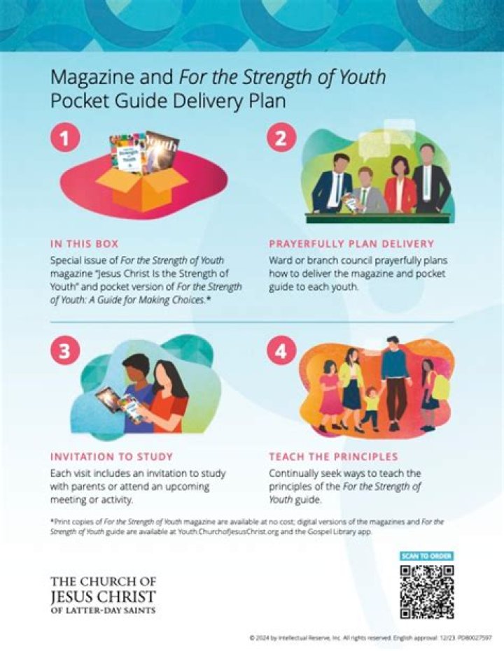 'For the strength of youth' pamphlet outlines, explains Church standards