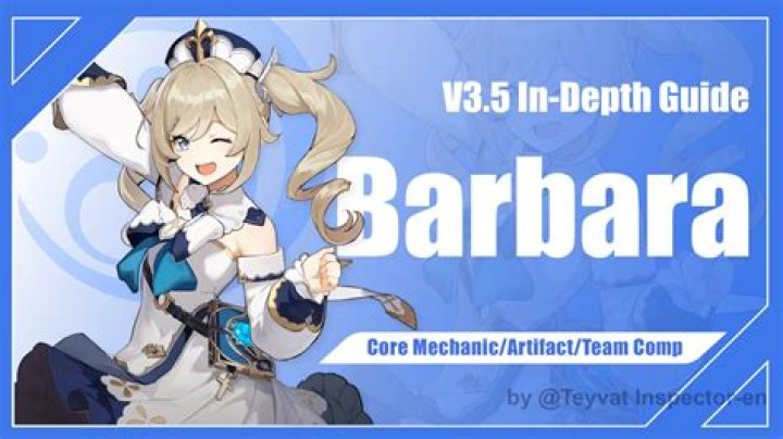 Barbara Genshin Impact, Attacks, Age, Special Dish, and How to get Barbara?