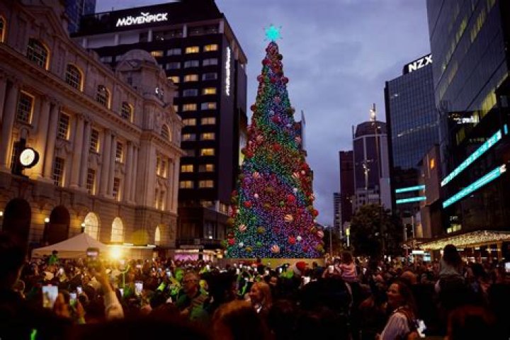 Christmas magic lights up Auckland CBD