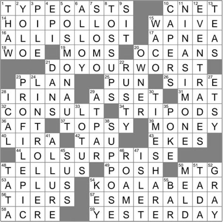 Cochlea's place Crossword Clue - News