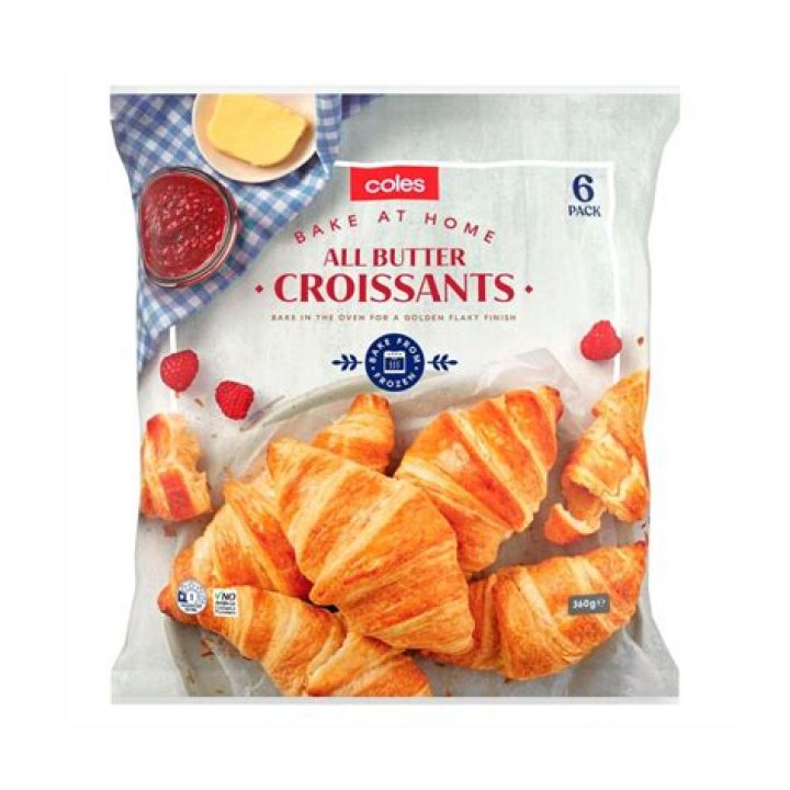 Coles selling frozen croissants made in France for $6