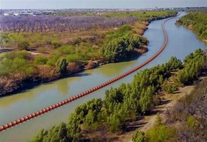 Court order allows Texas' floating barrier on US-Mexico border to remain in place for now
