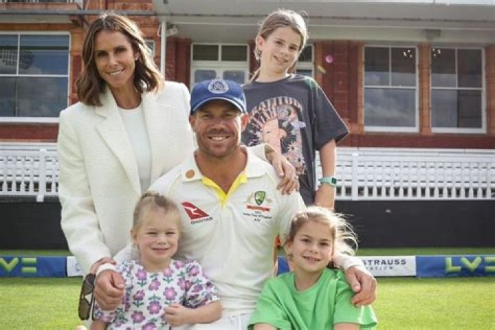 David Warner and wife Candice switch up in lockdown by swapping sporting uniforms