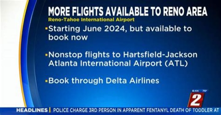 Delta Adding Direct Flights From Reno to Atlanta Next Year | News
