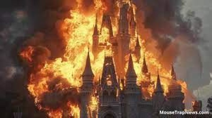Did Cinderella Castle Burn Down?