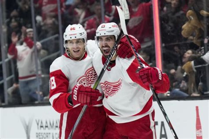 Fabbri scores twice, Red Wings defeat Kings 4-3 in shootout