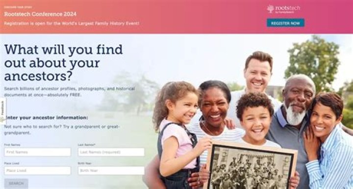 FamilySearch changes its North American website