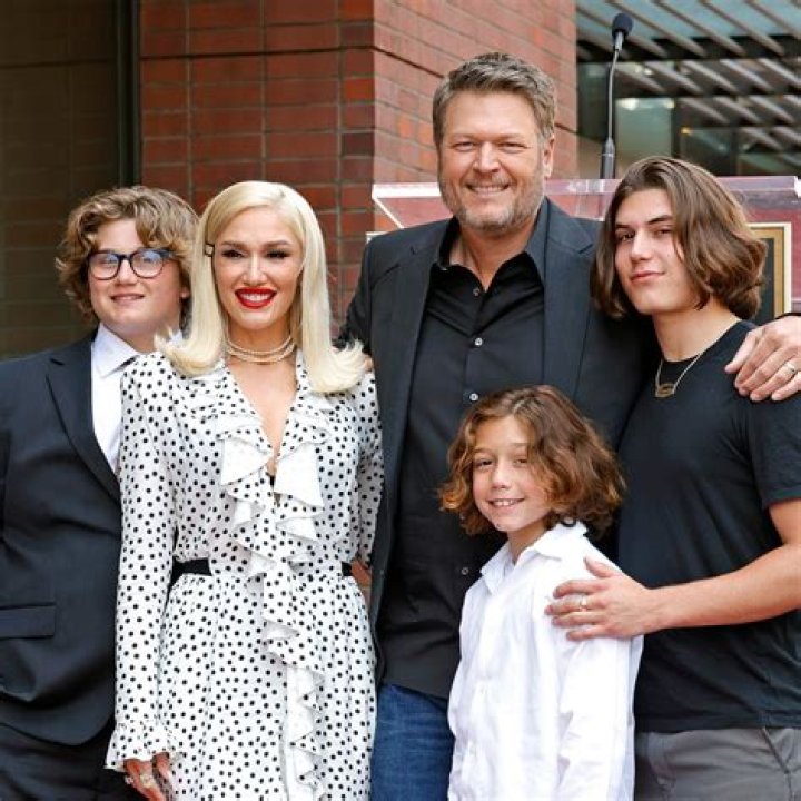 Gavin Rossdale poses alongside daughter Daisy Lowe and his three sons with Gwen Stefani after family celebration