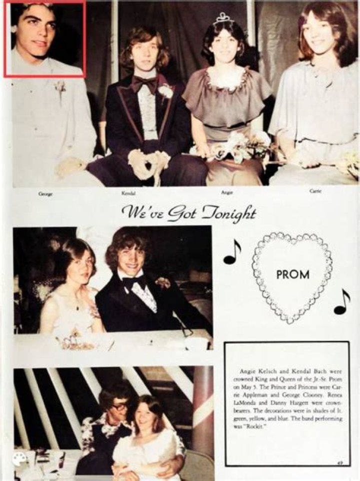 George Clooney looks unrecognisable in unearthed prom photo before fame