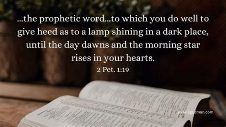 Give heed to the prophets' words