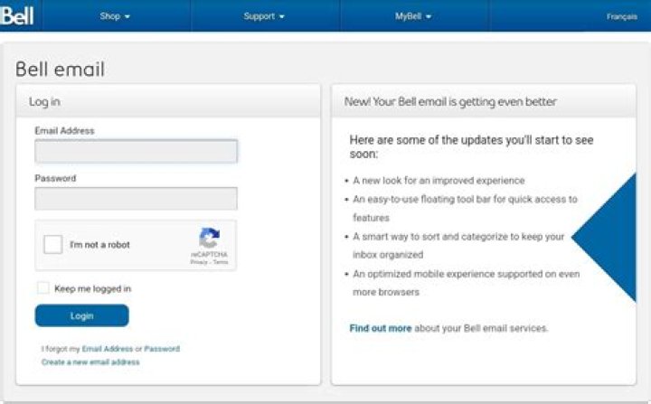 How to log into Bell mail, App, and Sympatico Settings
