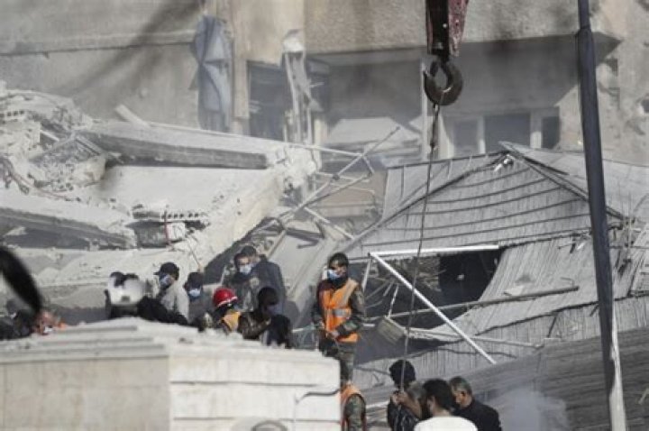 Israeli airstrike on Syrian capital Damascus kills at least 4 Iranian advisers, officials say