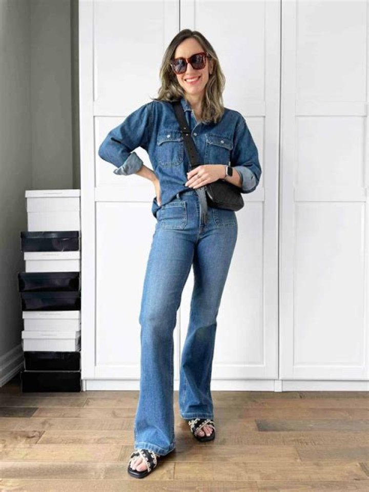 Jessica Biel's double denim outfit sparks debate