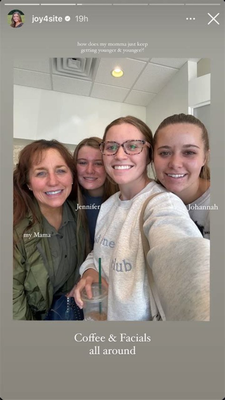 Joy-Anna Duggar's Instagram picture has sister Jill sharing sweetest comment