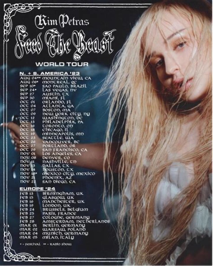 Kim Petras Setlist 2022 - News