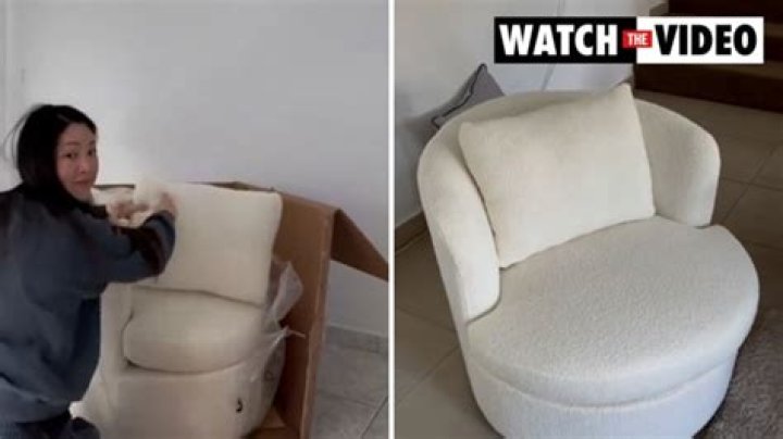 Kmart’s new boucle swivel chair