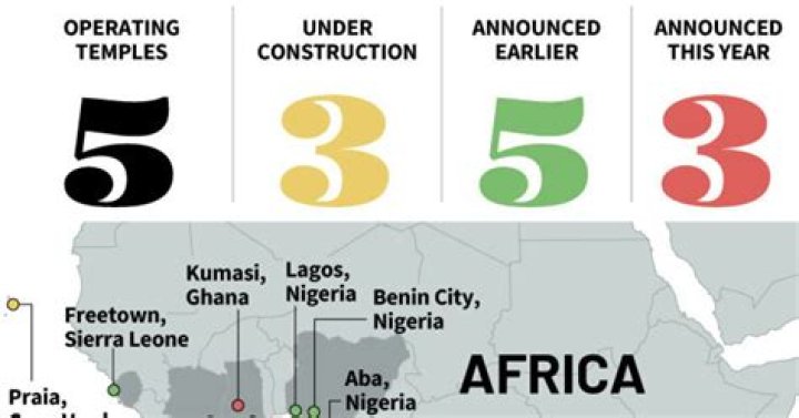 Learn about the African areas where new temples were announced during the latest general conference