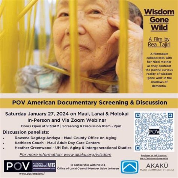 MEO Moloka‘i and Lana‘i to host ‘Wisdom Gone Wild’ video on dementia | News, Sports, Jobs