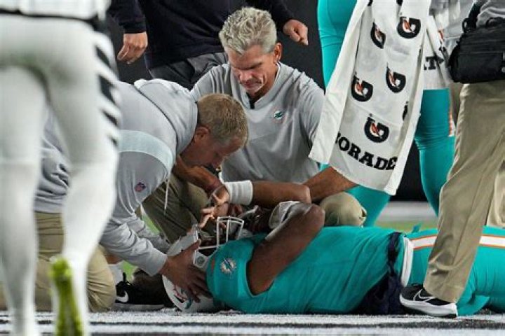 Miami Dolphins' Tua Tagovailoa released from hospital after suffering head and neck injuries