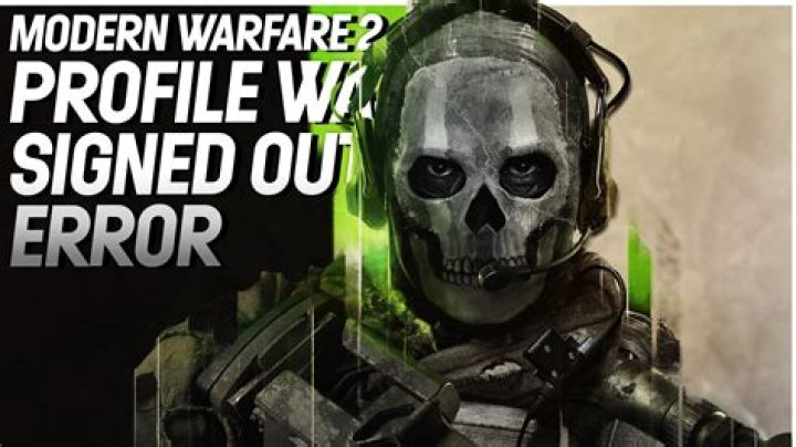 MW2 Not Signed Into A Profile, How To Fix Your Profile Was Signed Out In Modern Warfare 2?