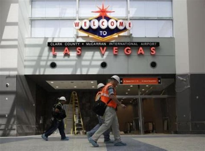 New Las Vegas terminal adds glitz to McCarran airport