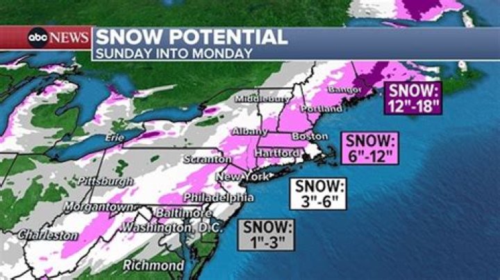 Northeast prepares for snowstorm: Latest forecast