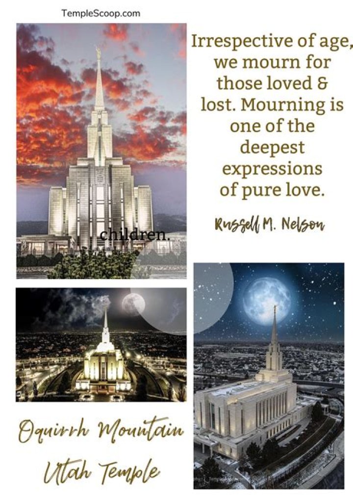 Oquirrh Mountain Utah Temple information