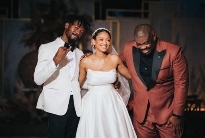 Photos from Nigerian R&B singer, Johnny Drille’s secret wedding to Rima Tahini