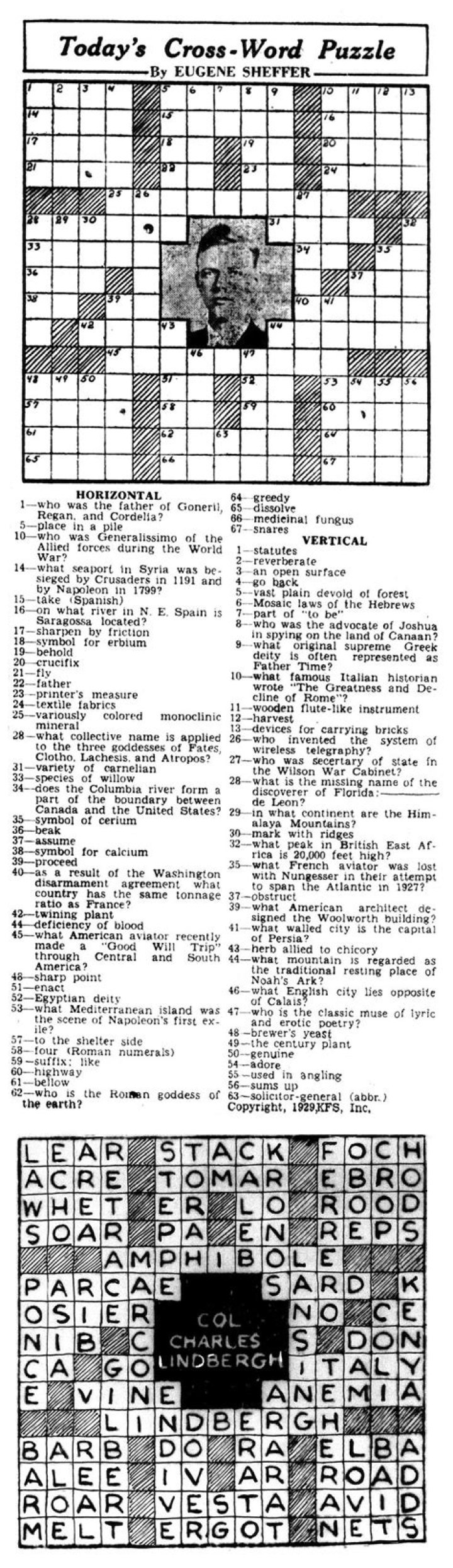 Release money Crossword Clue Eugene Sheffer