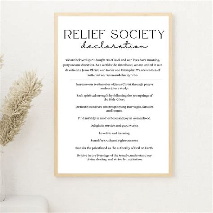 Relief Society declaration - Church News
