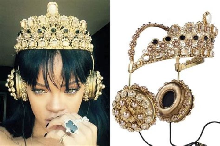 Rihanna wears $9,000 Dolce and Gabbana headphones, leading them to sell out in 24 hours