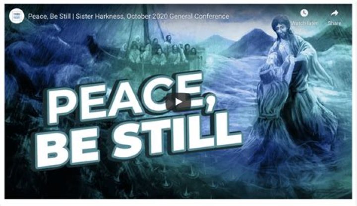 Sister Lisa Harkness: ‘Peace, Be Still’