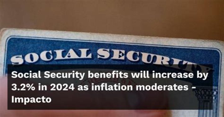 Social Security benefits will increase by 3.2% in 2024 as inflation moderates