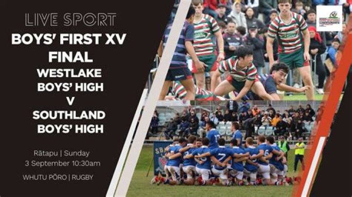 Southland Boys' First XV make history