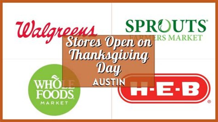 Stores open on Thanksgiving 2023: Walmart, Target, CVS, more