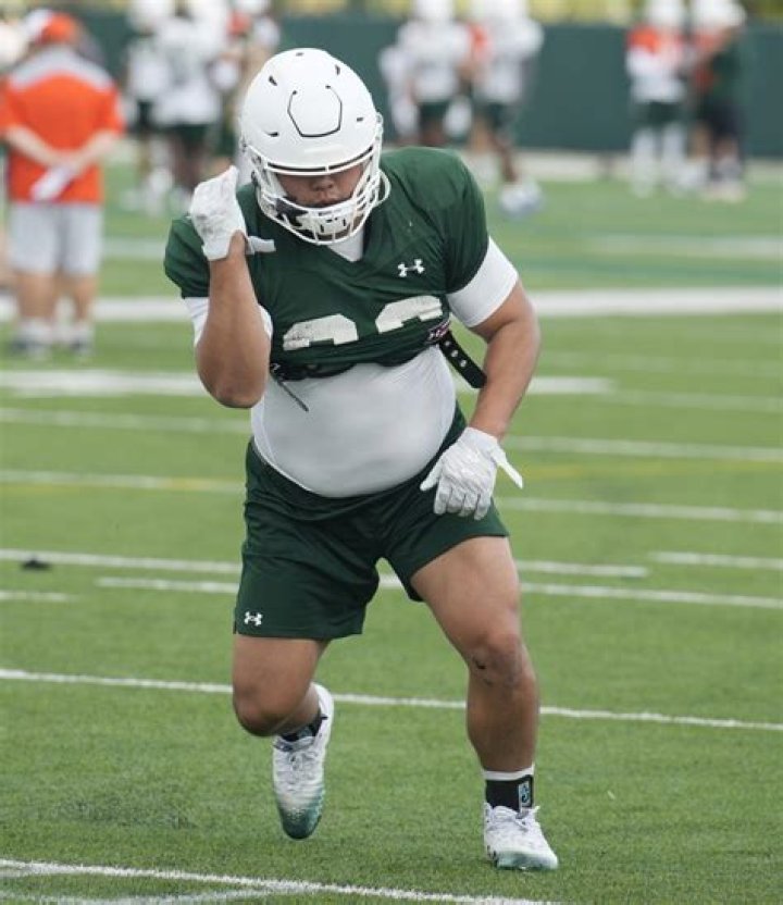 Sumo wrestler Hanada catches on quick as he learns to be a defensive lineman for Colorado State