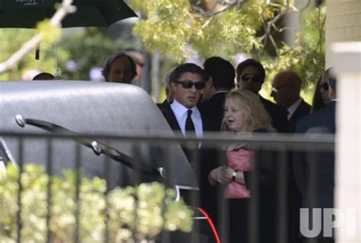 Sylvester Stallone attends son Sage's funeral