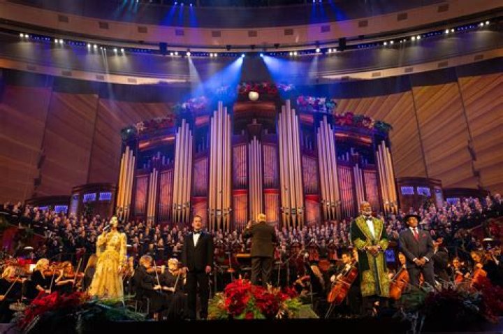 Tabernacle Choir and Orchestra at Temple Square in 2023