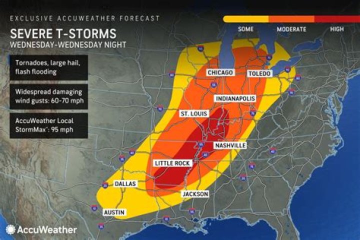 Tornado forecast: NOAA issues rare 'high risk' alert for intense, long-track tornadoes