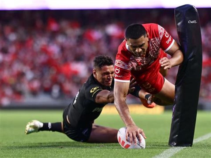 Warriors star Eli Katoa says there were tears after his mum in Tonga watched him play on TV for the first time