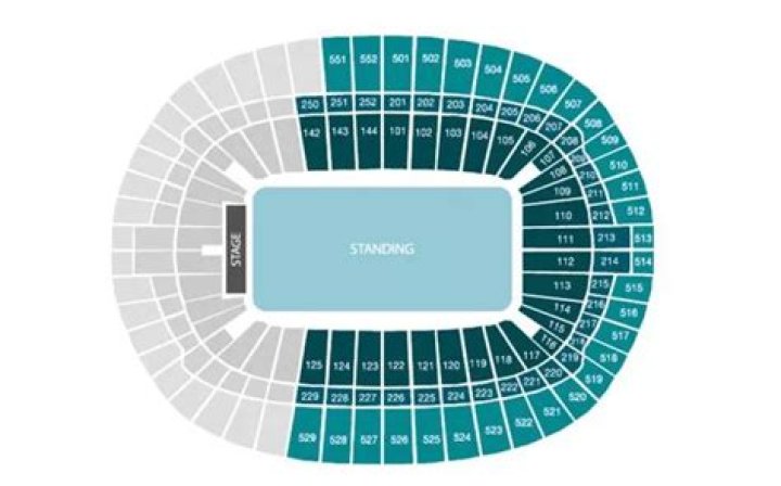 Wembley Stadium view from every seat for Taylor Swift concert and capacity