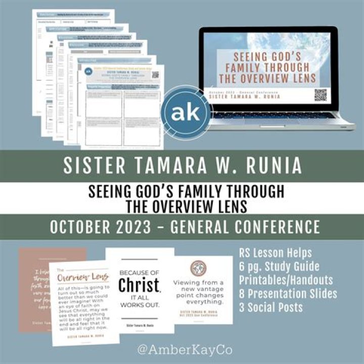 What Sister Runia said at October 2023 general conference