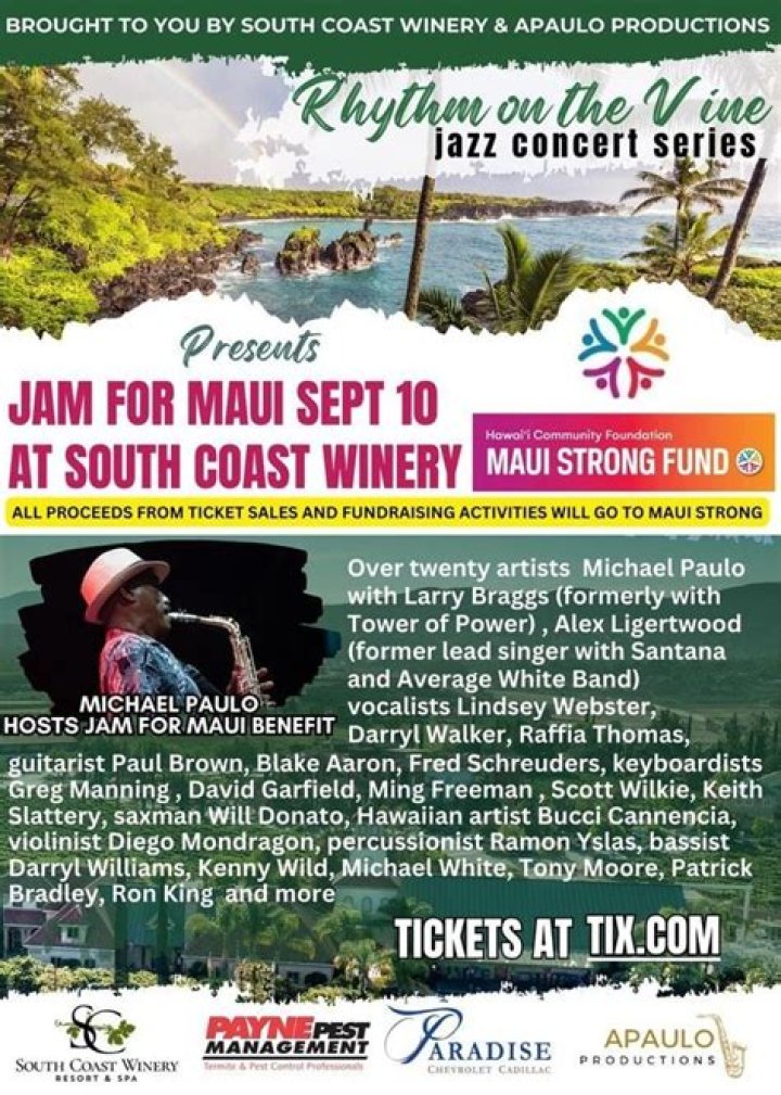 Witness to tragedy, Beamers turn concert into West Maui benefit | News, Sports, Jobs